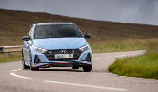 Hyundai i20 N eCoty – front cornering